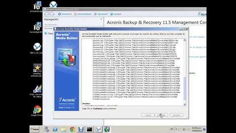 Acronis Advanced 11.5  making CD BOOT and Vault Storage to image (English subtitle)