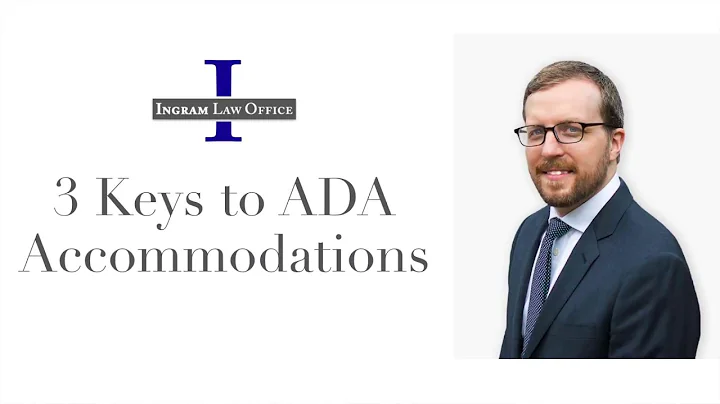 ADA法の3つのポイント：配慮を受けるための鍵