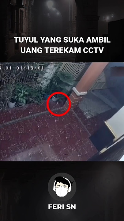 TUYUL YANG SUKA AMBIL UANG TEREKAM CCTV #penampakan #hantu #shorts