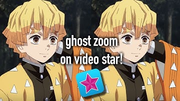 How To Make A Ghost Zoom On Video Star!
