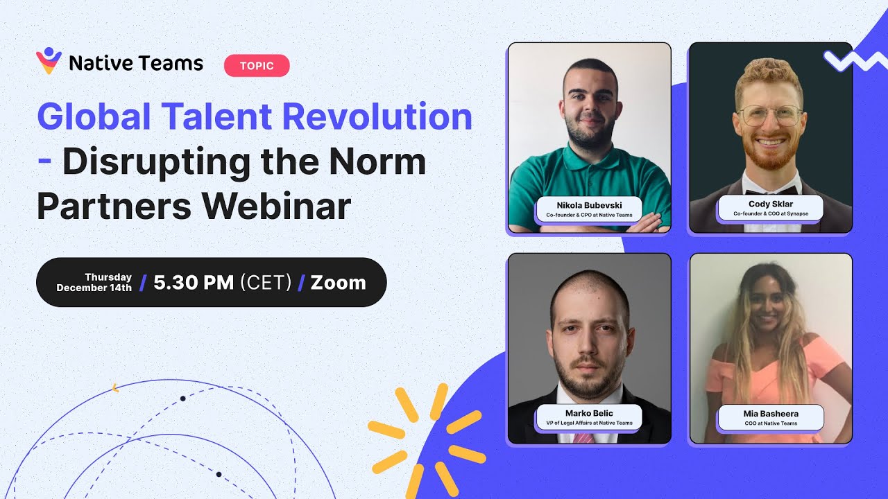 Global Talent Revolution - Disrupting the Norm - YouTube