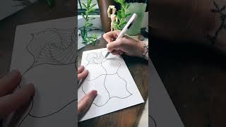 Wavy Paradox #zentangleeasyart #art #drawingguide #zenpatterns #paradox