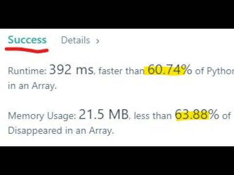 TOP 100 MOST LIKED LEETCODES #448: Find All Numbers Disappeared in an Array