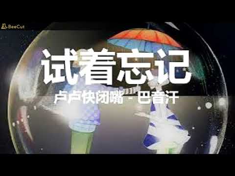 卢卢快闭嘴&巴音汗 — 试着忘记 Remix 2021 （DJ版）Shi Zhe Wang Ji __Remix 2021