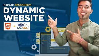 Create Complete Responsive Dynamic Website in HTML, PHP & MySQL in Hindi screenshot 5