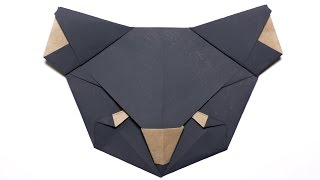 Медведь Коала из бумаги. Простые оригами для детей и начинающих
