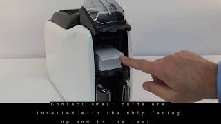 Zebra ZC100/300 Series Card Printer - How to Load Cards