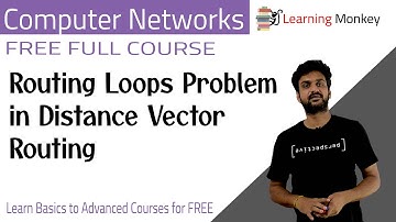 Routing Loops Problem in Distance Vector Routing || Lesson 84 || Computer Networks | Learning Monkey