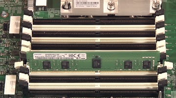 Lenovo ThinkSystem SD530 installing a DIMM