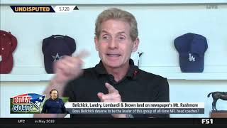 UNDISPUTED - Skip Bayless evaluates the NFL's coaching Mount Rushmore