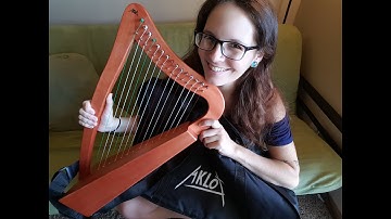 Unboxing the Aklot 15 String Harp