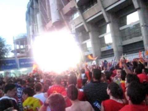 Gol de Puyol a Alemania vivido en el Bernabeu