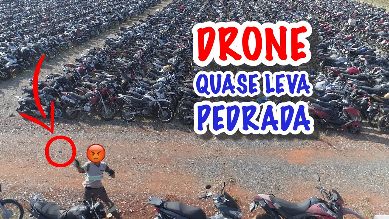 DRONE flagra UM MAR de MOTOS e CARROS