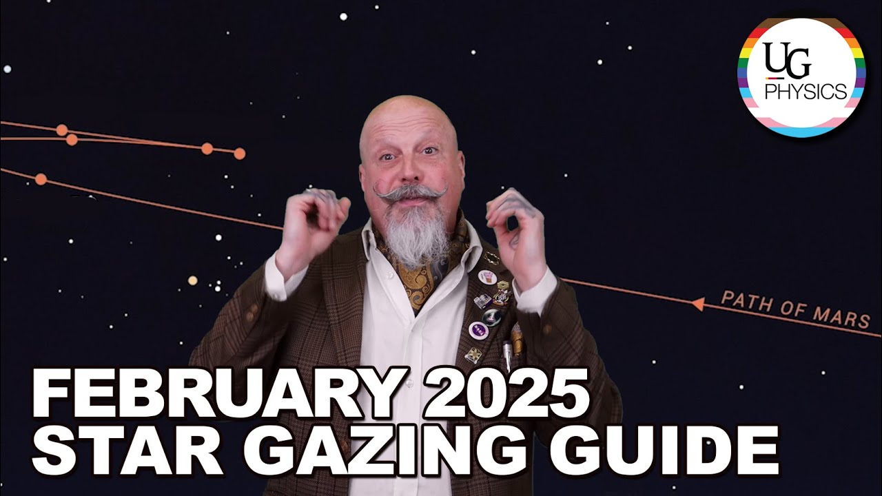 February 2025 Star Gazing Guide #astronomy #guelphphysics #astrophysics