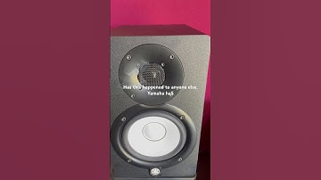 Yamaha HS5 studio monitor could have caught fire, has this happened to anyone else?￼