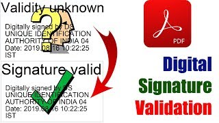 How to Validate PDF Digital Signature - Validity Unknown Solution