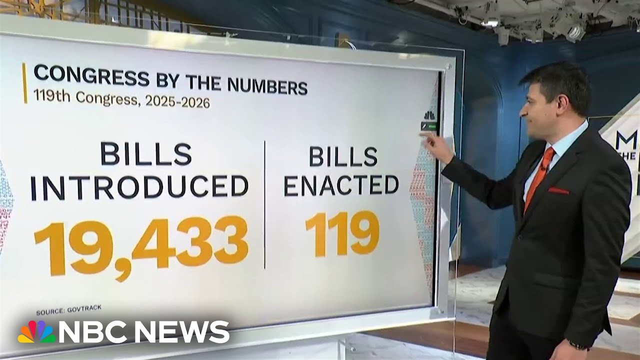 ‘Less than 1%’ of bills introduced in this Congress have been enacted into law ‘Less than 1%’ of bills introduced in this Congress have been enacted into law