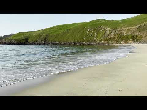 Cliff Beach Isle of Lewis 4K Video