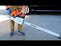 Most Powerful STIHL Chainsaw Ever Made