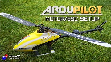 ArduCopter Helicopter Setup: How to setup the motor, ESC and Governor for correct head-speed