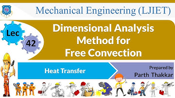L 42 Dimensional Analysis Method for Free Convection | Heat Transfer | Mechanical