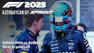 Verstappen Ve Russell Gergi̇nli̇ği̇, Perez Kazandi - Formula 1 2023 Azerbaycan Gp Sprint F1