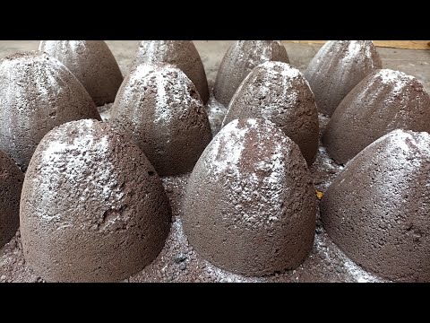 Asmr: Earthy Soft & Dusty Red Dirt Mountains🏔 Crumbling Floor & Water Dip/ Crumbling😋❤ #asmr #shorts