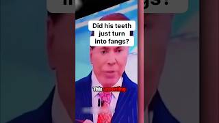 Did his teeth just turn into fangs? #glitch #sliteyes #humanoid #shapeshifter