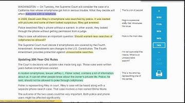 Introduction to annotations on Newsela