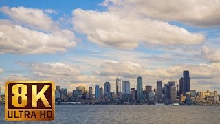 8K Video Timelapse - City and Nature