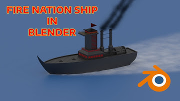 [Blender] The ship of Fire Nation from "Avatar: The Last Airbender" in 3D