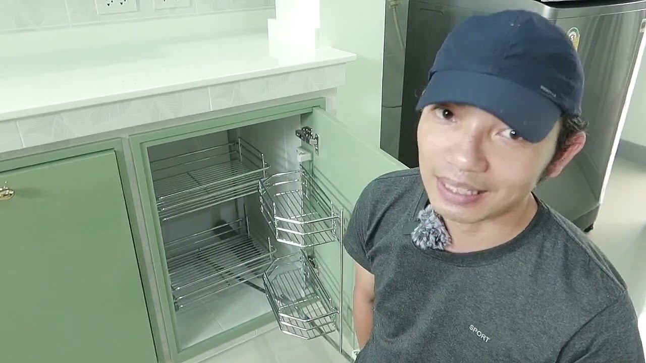 ชุดครัวปูน i-shape+irelandและตู้สูง @โชคชัย4💚🏠 