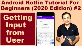 Celebrity How to Get Input from User in Android Studio | Android Kotlin Tutorial #2 Profile