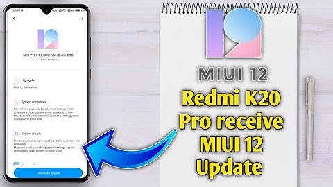 Redmi K20 Pro official release MIUI 12 stable update | New Exciting Features 🔥🔥