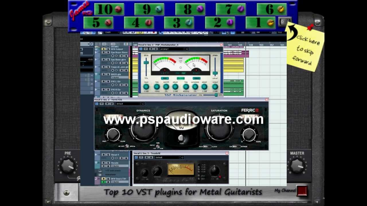 Top 10 Free VSTs for Metal Guitarists & Metal Recording (2011) YouTube