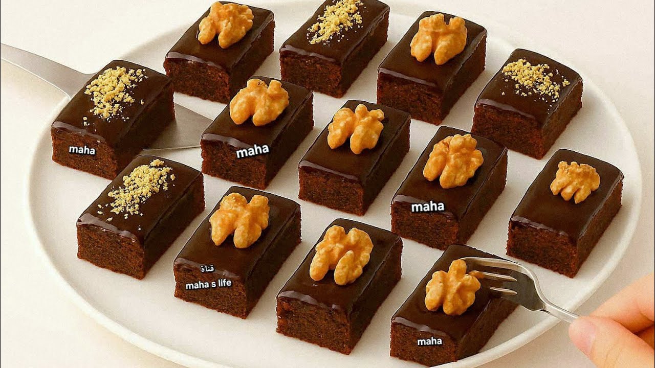 كيكة مجنونة مشكلطة😱كيك صحي بدون دقيق لا غلوتين ولا دهون! قناة مها لايف