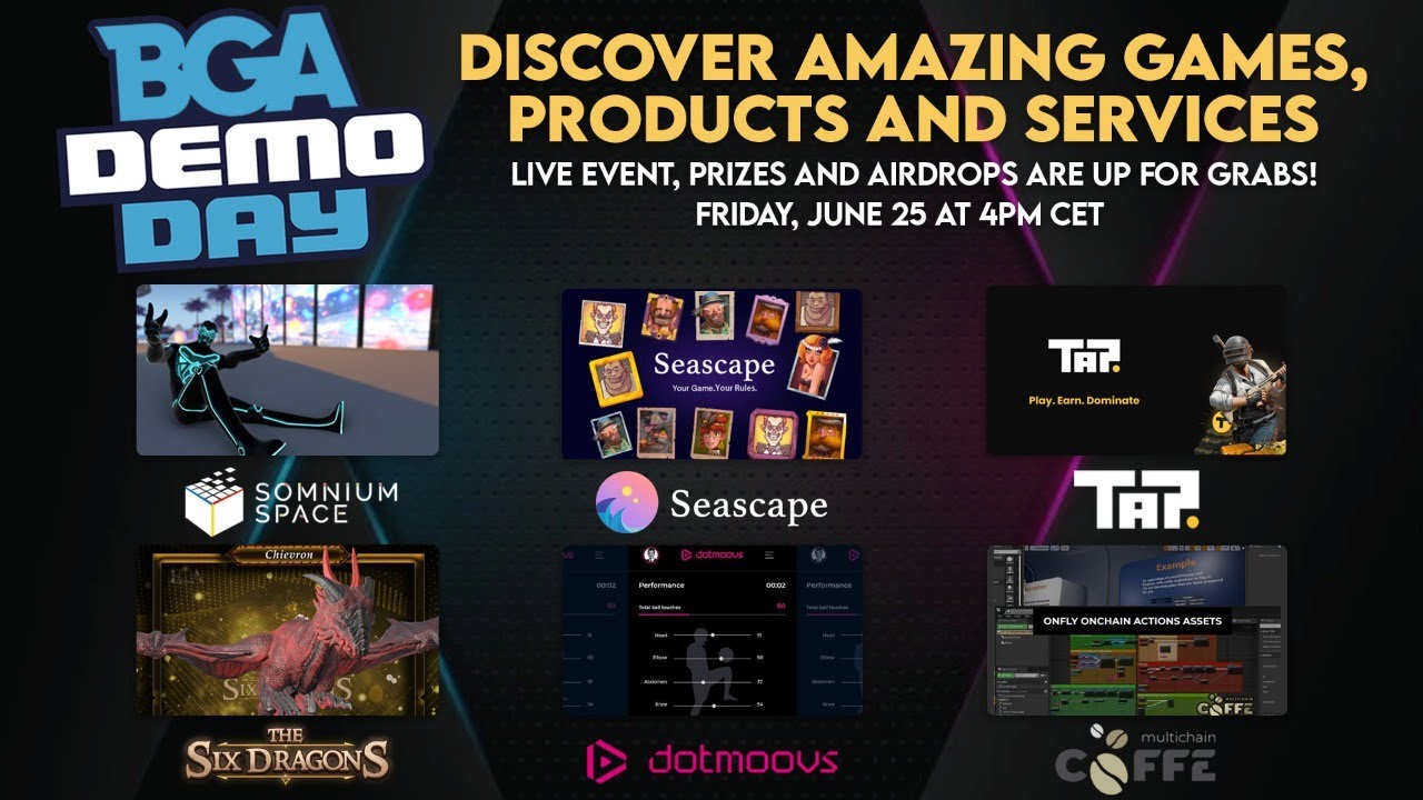 Bga Demo Day June 2021 Blockchain Game Alliance