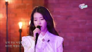 IU singing Hi Spring Bye in front of Gong Yoo Live 아이유 안녕 봄 안녕 라이브
