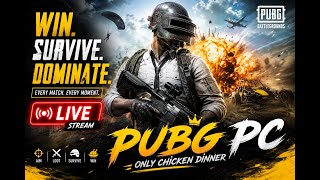 🔥 Intense PUBG PC Live Stream | Chicken Dinner Hunt 🍗