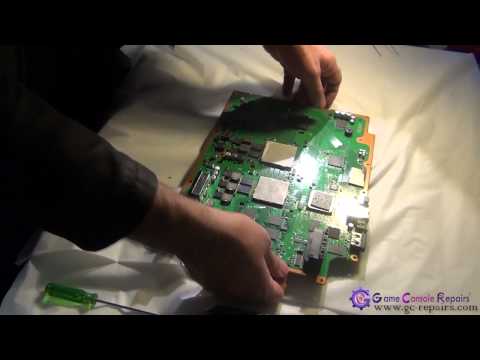 PS3PHAT   60GB  CECHC02   YLOD Repair via Reflow using Heatgun by gc repairs com