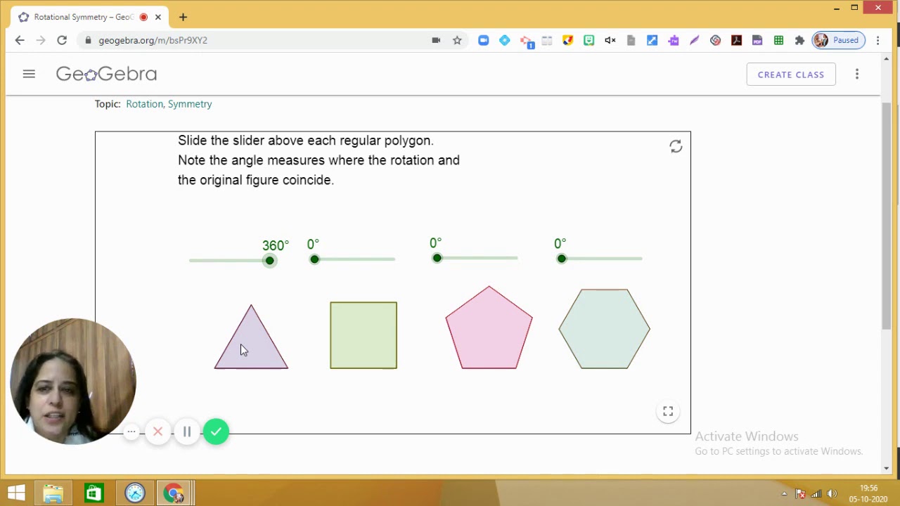 Joyful Learning of mathematics | Rotational Symmetry in regular ...