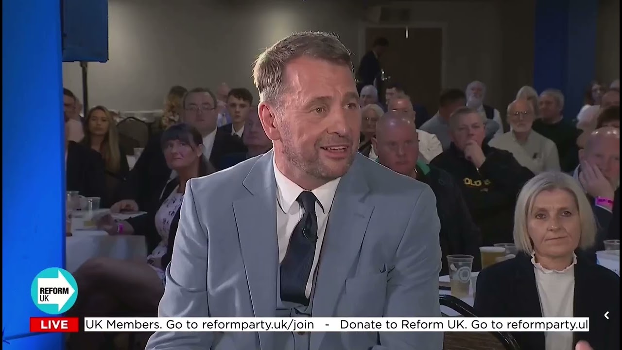 Stephen Atkinson (leader of Lancashire County Council) interviewed by chairman Dr David Bull