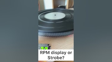 RPM control display or strobe ? #turntable #lp #technics #audiotechnica #youtubeshorts