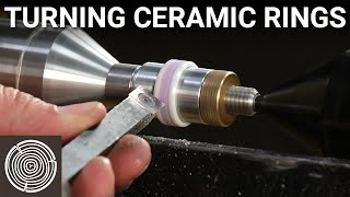 Turning Ceramic Ring Cores