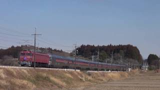 2017.2.27 8010レ「カシオペア紀行」 EF81 81 片岡-蒲須坂