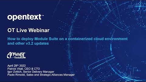 How to deploy Module Suite on a containerized cloud environment and other v3.2 updates