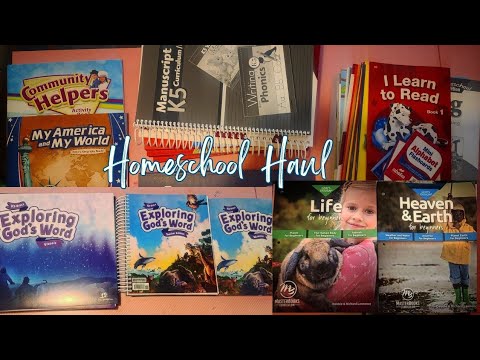 Homeschool Curriculum Haul 2023 | Abeka, BJU Press & Answers In Genesis ...
