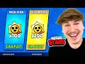 Jouvre mes 100 prix stars sur brawl stars  lgendaire