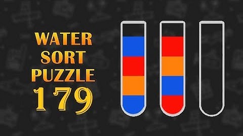 Sort Puzzle Level 179 (No extra/additional tube used)
