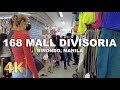 Full Walking Tour On The Most Famous Bargain Shop - 168 Mall, Divisoria | 4K | Binondo, Philippines